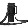 Water Bottle Carrier Bag Compatible with 40oz Tumbler with Handle, Water Bottle Holder with Adjustable Shoulder Strap