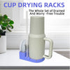 Tumbler drying station for cleaning cups storage holder